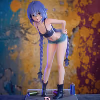 Roxy Urban Statue | Mushoku Tensei Fan Art by EggmaStudios SFW,NSFW 3d printed statue,3d printed,3d printed figure,Roxy Urban Statue,Mushoku Tensei Statue,nsfw statue