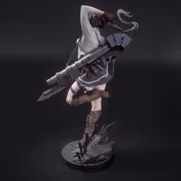 Lady Statue | Devil May Cry Fan Art by Bulkamancer SFW 3d printed statue,3d printed,Lady Statue,3d printed figure,Devil May Cry statue