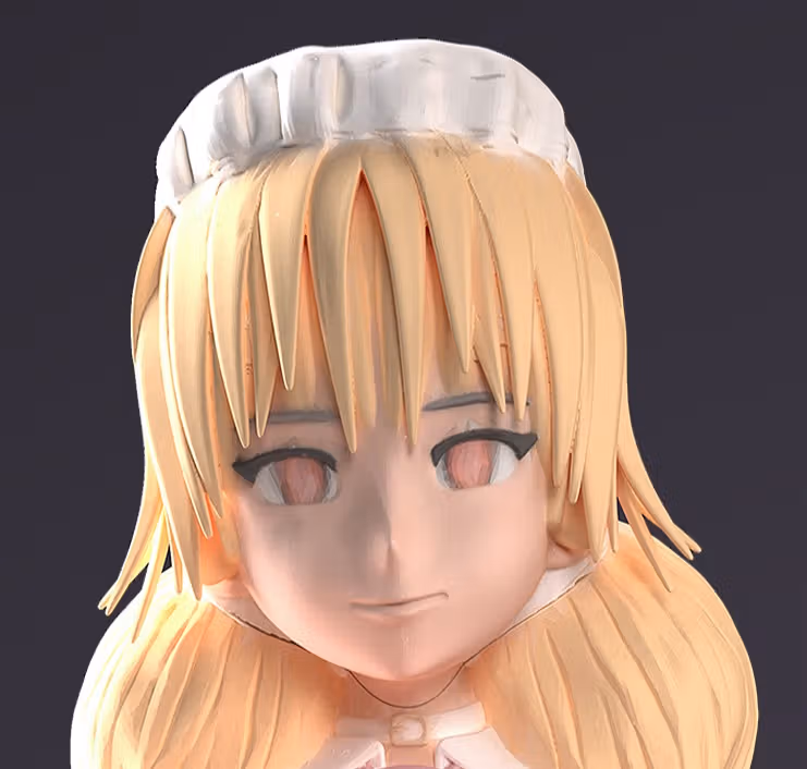 Maid Girl Futa Statue | Original Fan Art by FutaFantasy Futa 3d printed statue,3d printed,nsfw statue,3d printed figure,Maid Girl Statue,futa statue,futa figurines,futanari figurines,futanari statue,original statue