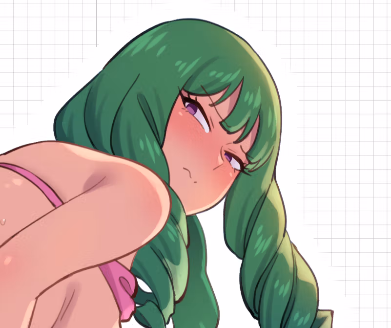 Greena Futa Sticker | Original Vinyl Sticker NSFW,Futa futanari sticker,futa sticker,nsfw sticker,stickers,greena sticker