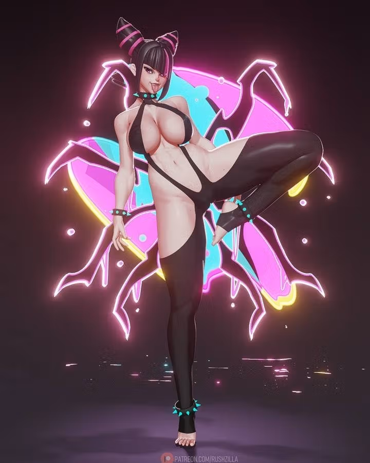 Estatua Juri | Street Fighter Fan art por Rushzilla SFW 3d printed statue,3d printed,Juri Han statue,Street Fighter statue,3d printed figure