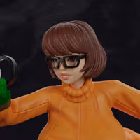 Velma Statue | Scooby-Doo Fanart von PolyBitsArt SFW,NSFW 3d printed statue,3d printed,Velma Statue,3d printed figure,Scooby-Doo Statue,nsfw statue