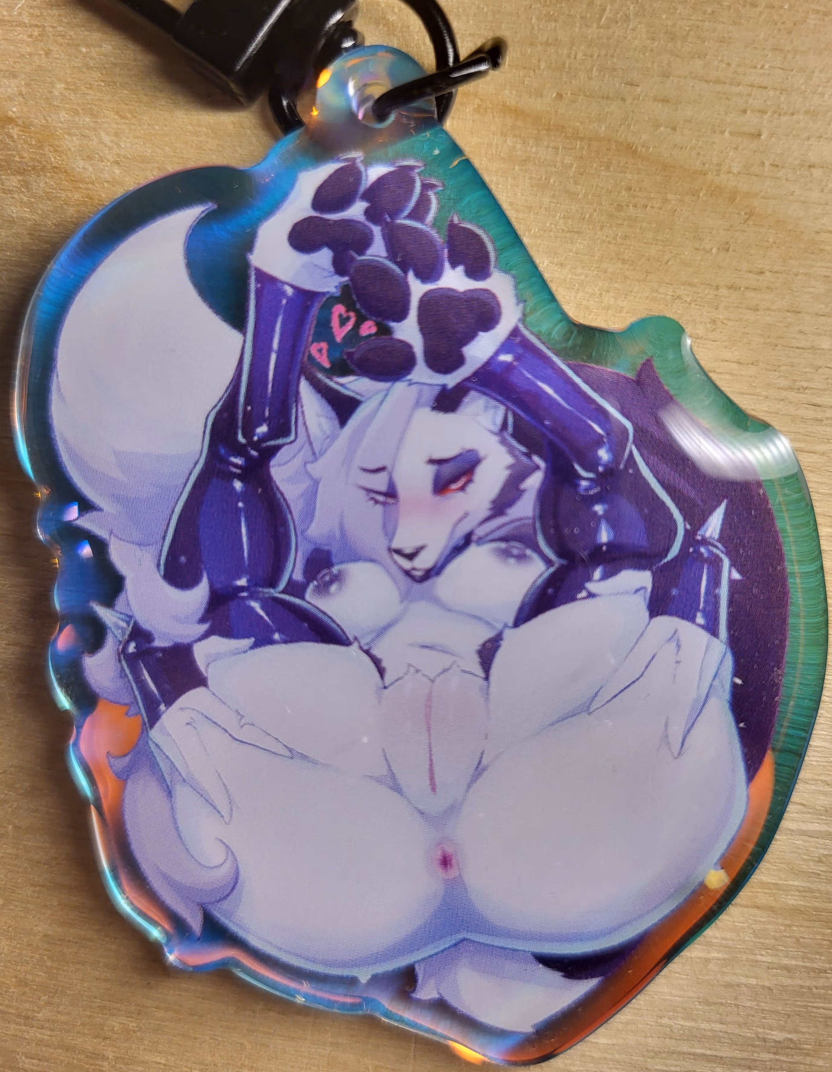 Loona Big Ass Keychain | Helluva Boss Acrylic Keychain SFW And NSFW loona nsfw,loona keychain,furry keychain,SFW keychain,Helluva Boss,nsfw keychain