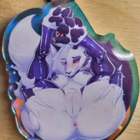 Loona Big Ass Keychain | Helluva Boss Acrylic Keychain SFW And NSFW loona nsfw,loona keychain,furry keychain,SFW keychain,Helluva Boss,nsfw keychain