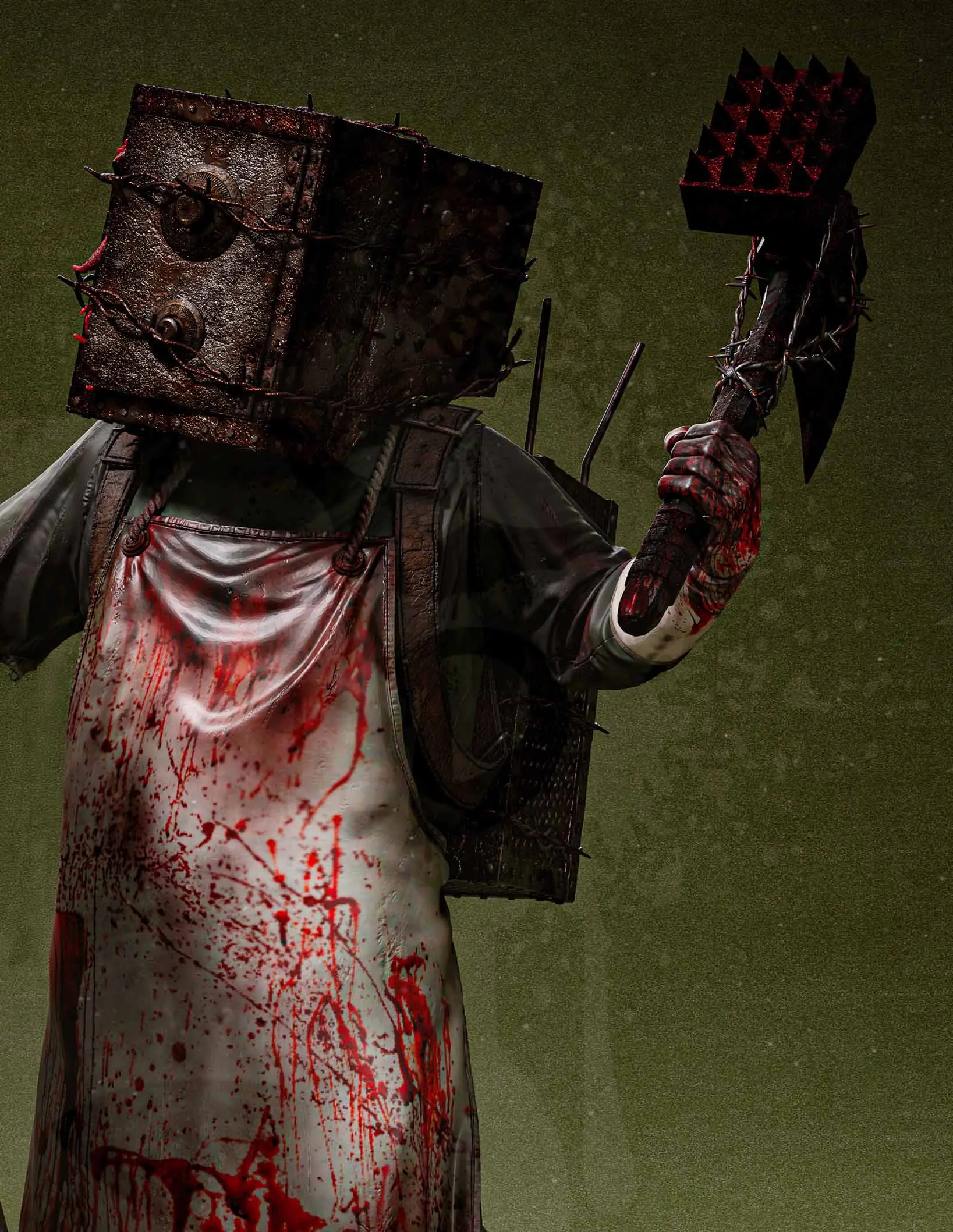 The Kepper Statue | The Evil Within Fanart von VS3D SFW The Kepper statue,3d printed,The Evil Within statue,3d printed figure,3d printed statue