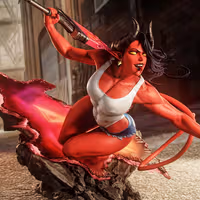 Malevola Statue | Dispatch Fan Art by Gatsu SFW,NSFW,Futa 3d printed statue,3d printed,nsfw statue,futa statue,Malevola Statue,Dispatch statue,futa figurines,futanari figurines,futanari statue