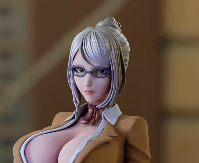 Meiko Shiraki Statue | Prison School Fan Art by Momoji3d SFW,NSFW 3d printed,3d printed statue,nsfw statue,Meiko Shiraki statue,Prison School statue
