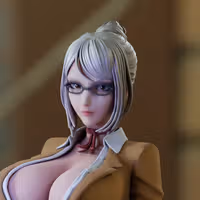 Meiko Shiraki Statue | Prison School Fan Art by Momoji3d SFW,NSFW 3d printed,3d printed statue,nsfw statue,Meiko Shiraki statue,Prison School statue