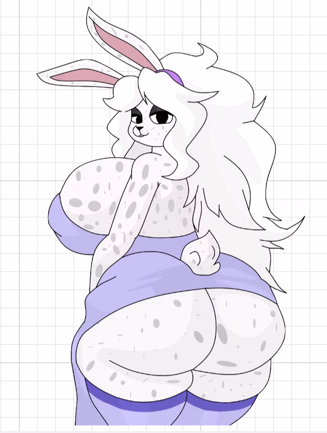 Bunny Cutie Furry Sticker | Original Vinyl Sticker SFW sfw sticker,Bunny Cutie Furry sticker,furry sticker