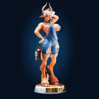 Cathyl Statue | Monster Musume Fan Art by Officer Rhu SFW,NSFW,Futa 3d printed statue,3d printed,nsfw statue,furry statue,futa statue,Cathyl Statue,Monster Musume Statue,futa figurines,futanari figurines,futanari statue