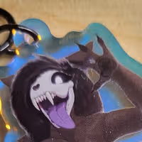 Mal0 Pinup Keychain | SCP Acrylic Keychain NSFW Mal0 Pinup,Mal0 keychain,furry keychain,scp keychain,nsfw keychain