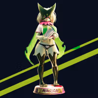 Meowscarada Statue | Pokemon Fan Art by Officer Rhu SFW,NSFW,Futa 3d printed statue,3d printed,nsfw statue,furry statue,futa statue,Meowscarada Statue,Pokemon Statue,futa figurines,futanari figurines,futanari statue