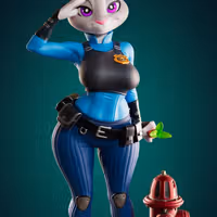Statua Judy Hops Cop | Zootopia Fan art di Officer Rhu SFW,NSFW,Futa 3d printed statue,3d printed,3d printed figure,Judy Hops Statue,Zootopia Statue,futa statue,futa figurines,futanari figurines,futanari statue,nsfw statue,furry statue