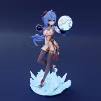 Ganyu Statue | Genshin Impact Fan Art by FunserviceSTL SFW,NSFW,Futa 3d printed statue,nsfw statue,Ganyu statue,Genshin Impact,3d printed figure,3d printed,futa figurines,futanari figurines,futanari statue,futa statue