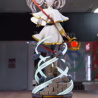 Frieren Statue | Frieren: Beyond Journey's End Fan Art by 3Dmoonn SFW 3d printed,3d printed statue,Frieren Statue,Frieren: Beyond Journey's End statue