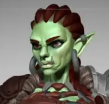 Orc Barbarian Female Miniature | DnD Fan Art by Gaz Minis SFW,NSFW 3d printed,miniature,dnd miniature,nsfw miniature,Orc Barbarian Female,3d printed miniature