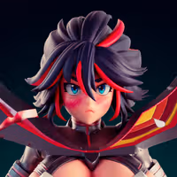 Ryuko Matoi Mommy Statue | Kill La Kill Fanart von Officer Rhu SFW,NSFW,Futa 3d printed statue,3d printed,nsfw statue,futa statue,futa figurines,futanari figurines,futanari statue,Ryuko Matoi Statue,Kill La Kill Statue