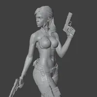 Lara Croft v2 Statue | Tomb Raider Fan Art by E.S Monster SFW,NSFW 3d printed,3d printed statue,Lara Croft Statue ,nsfw statue,Tomb Raider statue ,3d printed figure