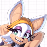 Rouge the bat Furry Girl Sticker | Sonic Vinyl Sticker SFW sonic sticker,sfw sticker,Rouge the bat sticker,Furry Girl stickers,Rouge sticker