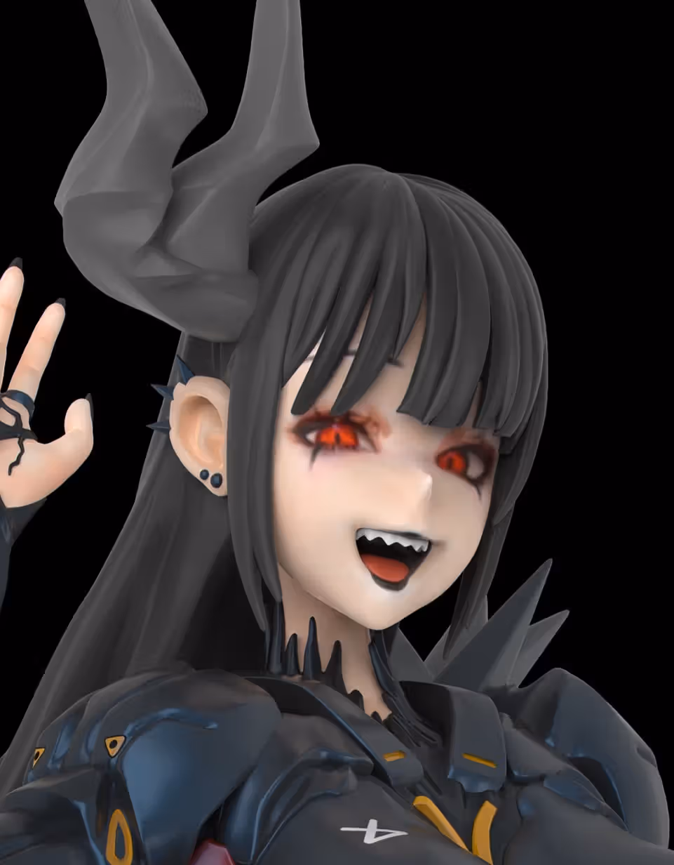 Behemoth Statue | NIKKE Fan Art by Sin3Dstudio  SFW 3d printed statue,Behemoth statue,NIKKE statue,3d printed figure,3d printed