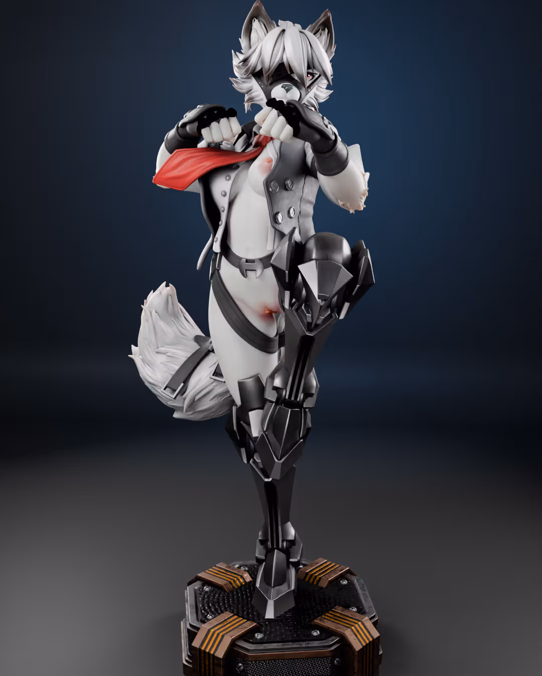 Von Lycaon Furry Statue | Zenless Zone Zero Fan Art by Anyonensfw SFW,NSFW,Futa 3d printed statue,3d printed,nsfw statue,3d printed figure,Von Lycaon statue,Zenless Zone Zero statue,furry statue,futa statue,futa figurines,futanari figurines,futanari statue