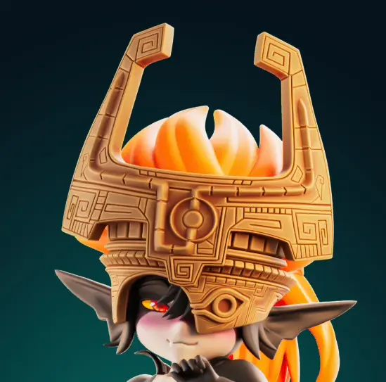 Statue Midna Chubby | The Legend of Zelda Fan art par Officer Rhu SFW,NSFW,Futa 3d printed,Midna statue,The Legend of Zelda statue,3d printed figure,nsfw statue,futa statue,futa figurines,futanari figurines,futanari statue,furry statue