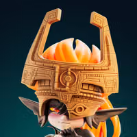Statue Midna Chubby | The Legend of Zelda Fan art par Officer Rhu SFW,NSFW,Futa 3d printed,Midna statue,The Legend of Zelda statue,3d printed figure,nsfw statue,futa statue,futa figurines,futanari figurines,futanari statue,furry statue