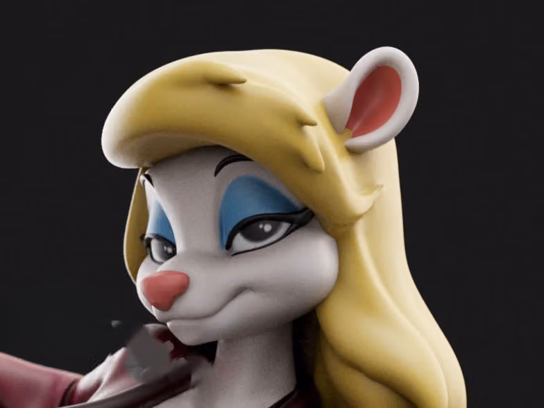 Minerva Mink Furry Statue | Animaniacs Fan Art by Anyonensfw SFW,NSFW,Futa 3d printed statue,3d printed,nsfw statue,3d printed figure,Minerva Mink Statue,furry statue,futa statue,futa figurines,futanari figurines,futanari statue