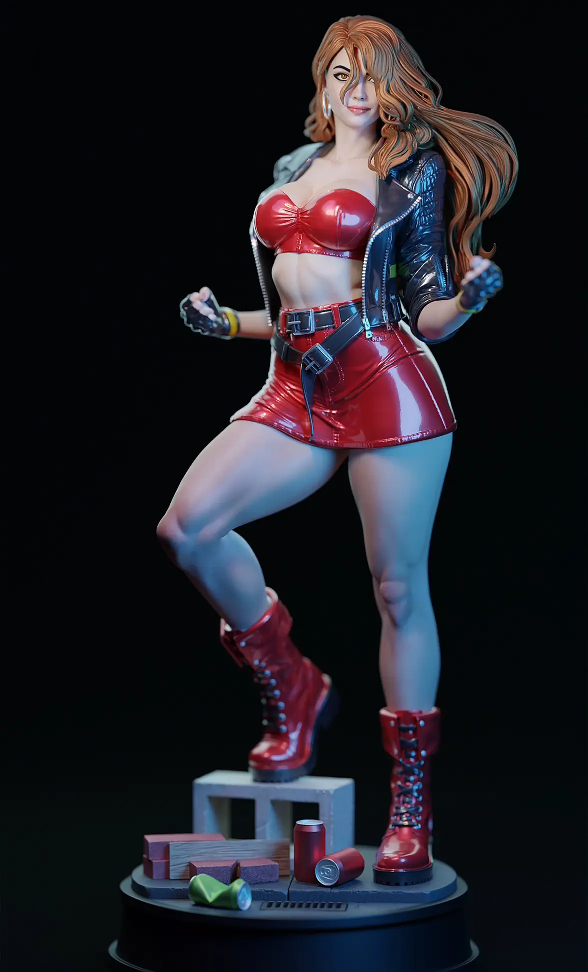 Blaze Fielding Statue | Streets of Rage Fanart von E.S Monster SFW 3d printed statue,3d printed,3d printed figure,Blaze Fielding Statue,Streets of Rage Statue