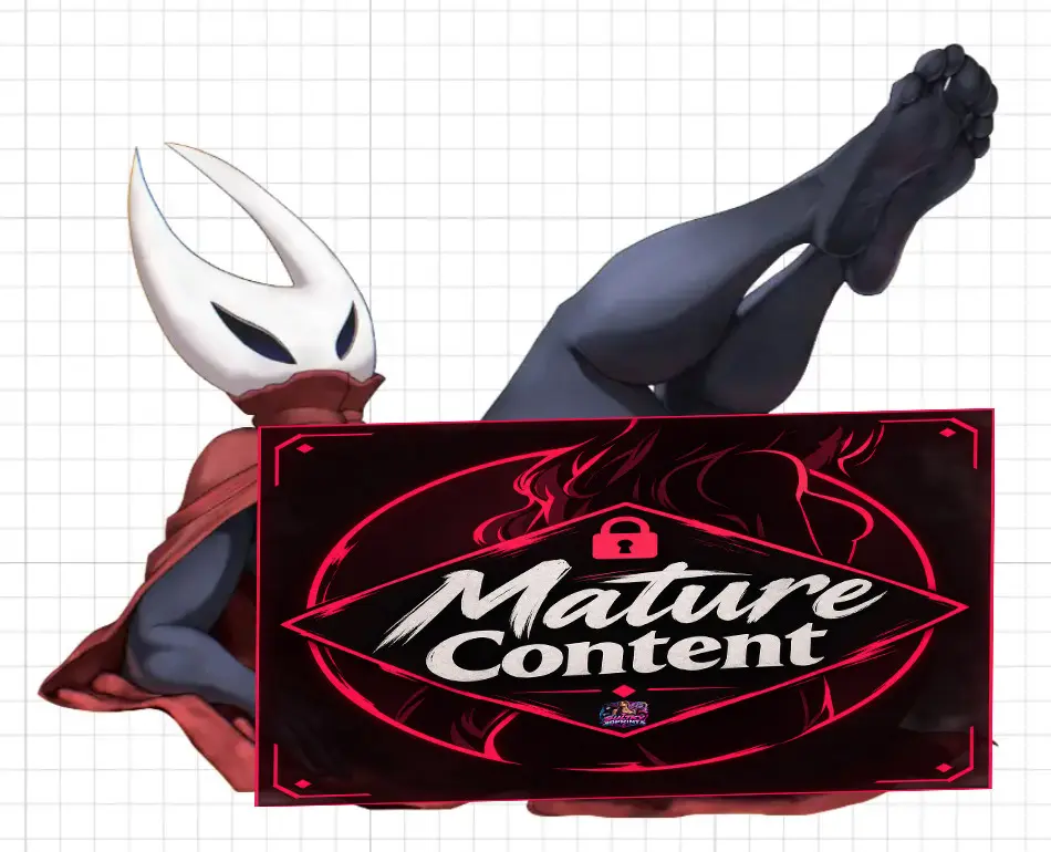 Hornet Big Ass Sticker | Hollow Knight Vinyl Sticker NSFW nsfw sticker,stickers,Hornet sticker,Hollow Knight sticker