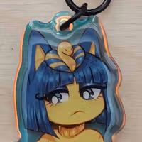 Brelok Ankha Sit Furry | Animal Crossing Akrylowy brelok NSFW Ankha keychain,furry keychain,Animal Crossing keychain,nsfw keychain