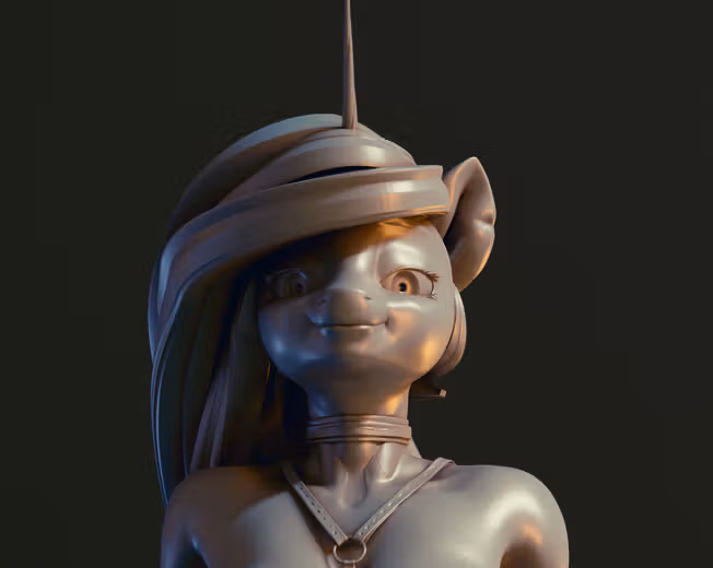 Statue Princess Celestia | My Little Pony Fan art par Melvelvin SFW,NSFW 3d printed statue,3d printed figure,nsfw statue,My Little Pony statue,Princess Celestia statue,futa statue