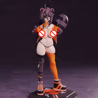 Snuffy Statue | Original Fanart von PolyBitsArt SFW,NSFW 3d printed statue,3d printed,Snuffy,nsfw statue,3d printed figure