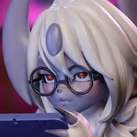Absol Gaming Girlfriend Statue | Pokemon Fan Art by Onagaba SFW,NSFW,Futa 3d printed statue,3d printed,3d printed figure,Absol Statue,Pokémon Statue,futa statue,futa figurines,futanari figurines,futanari statue,nsfw statue,furry statue