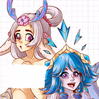 Lillia Deer x Neeko Furry Girl Sticker | League of Legends Vinyl-Sticker NSFW nsfw sticker,stickers,Lillia x Neeko sticker,League of Legends stickers,furry sticker