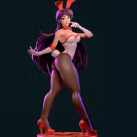 Figura Sailor Mars | Sailor Moon Fanart autorstwa Azaak3d SFW 3d printed statue,3d printed,sfw statue,Sailor Moon statue,Sailor Mars statue