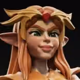 Dominatrix Druid Kiilith Miniature | DnD Fan Art by Jigglystix SFW 3d printed,miniature,dnd miniature,Dominatrix Druid Kiilith,3d printed miniature