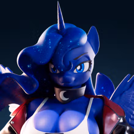 Princess Luna Statue | My Little Pony Fan Art by Officer Rhu SFW,NSFW,Futa 3d printed,Princess Luna statue,futa statue,My Little Pony statue,furry statue,nsfw statue,futa figurines,futanari figurines,futanari statue