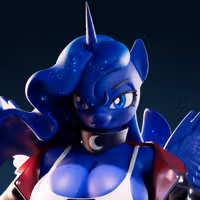 Princess Luna Statue | My Little Pony Fan Art by Officer Rhu SFW,NSFW,Futa 3d printed,Princess Luna statue,futa statue,My Little Pony statue,furry statue,nsfw statue,futa figurines,futanari figurines,futanari statue