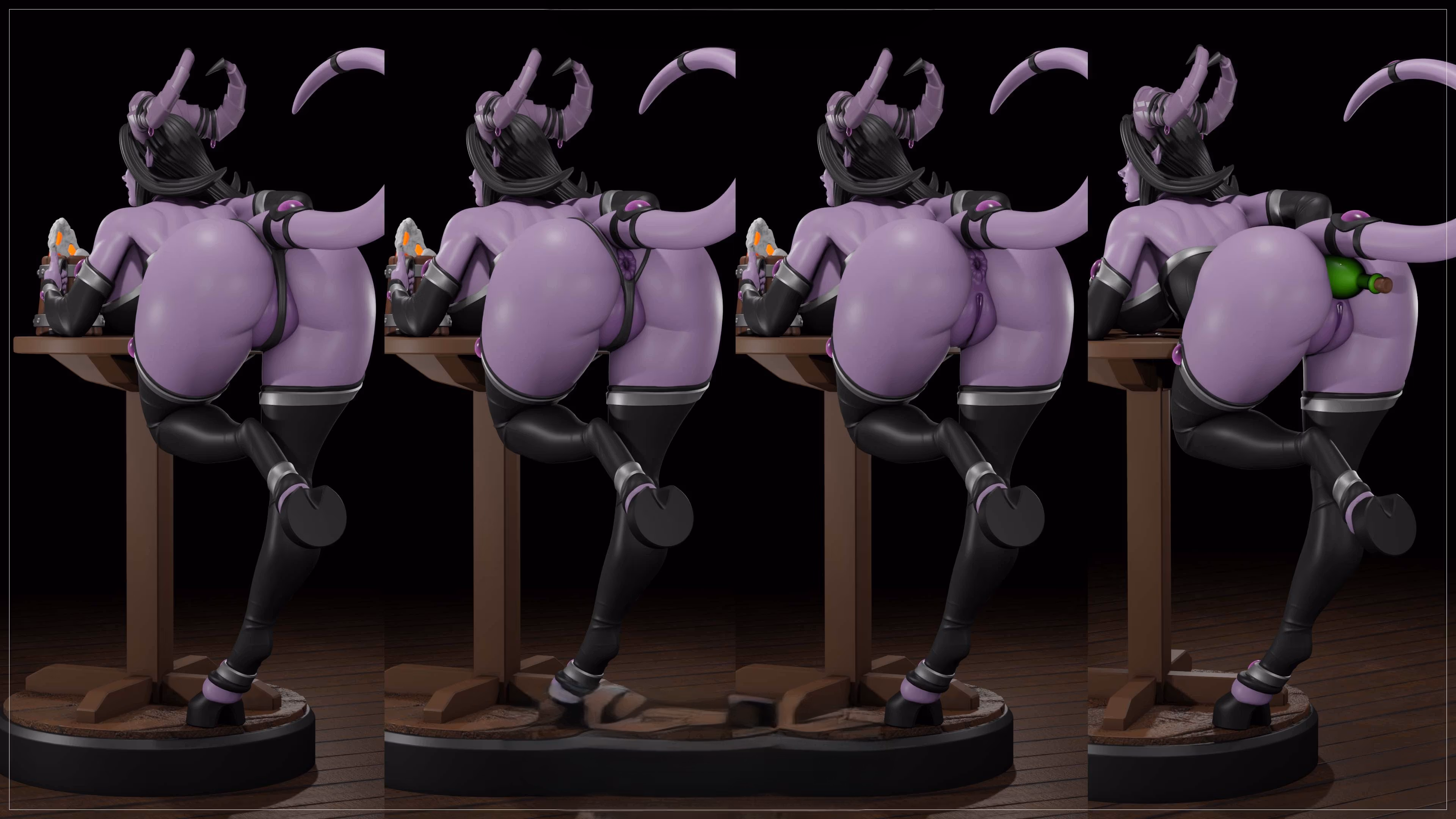 Statua Lainuura Draenei | World of Warcraft Fan art di Digital Dark SFW,NSFW,Futa futa statue,3d printed,nsfw statue,Lainuura Draenei Statue,3d printed figure,World of Warcraft Statue,futa figurines,futanari figurines,futanari statue