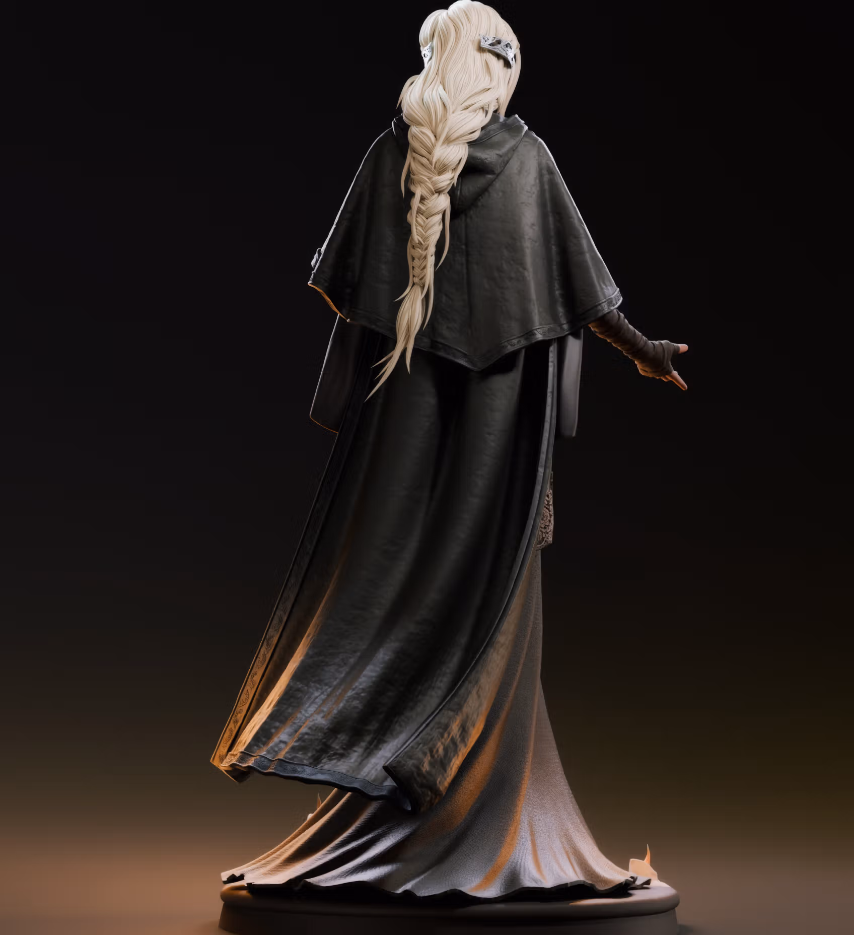 Fire Keeper Statue | Dark Souls Fan Art by Bulkamancer SFW 3d printed statue,3d printed,Fire Keeper Statue,3d printed figure,Dark Souls statue