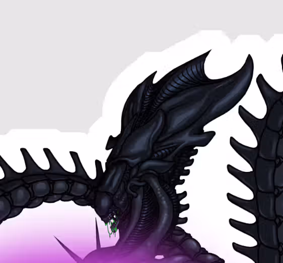 Xenomorph Queen Sticker | Alien Vinyl Sticker NSFW alien sticker,nsfw sticker,xenomorph queen sticker,stickers,xenomorph sticker