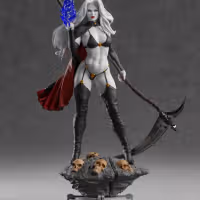 Lady Death Statue | Vampirella Fanart von Abe3D SFW,NSFW 3d printed statue,lady death statue,vampirella statue,3d printed figure,3d printed,nsfw statue