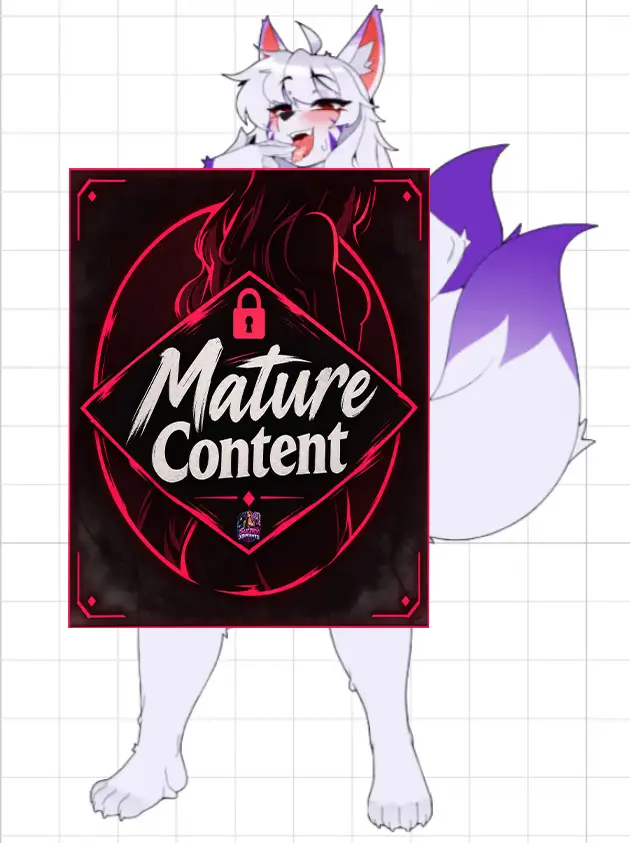 Nine Tailed Fox Furry Futa Sticker | Original Futanari Sticker Ecchi Cartoon Futa futanari sticker,Nine Tailed Fox Furry stickers,futa sticker,nsfw sticker,furry sticker