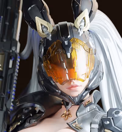 Ultimate Bunny Statue | The First Descendant Fan Art by E.S Monster SFW,NSFW 3d printed statue,3d printed,Ultimate Bunny statue,nsfw statue,3d printed figure,The First Descendant statue