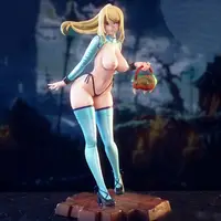 Samus Statue | Metroid Fanart von PikkyPrints SFW,NSFW 3d printed statue,3d printed,3d printed figure,Samus Statue,Metroid Statue,nsfw statue