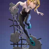 Spider Gwen Statue | Marvel Fanart von Dinamuuu3d SFW,NSFW 3d printed statue,3d printed,Spider Gwen Statue ,3d printed figure,nsfw statue,Marvel statue