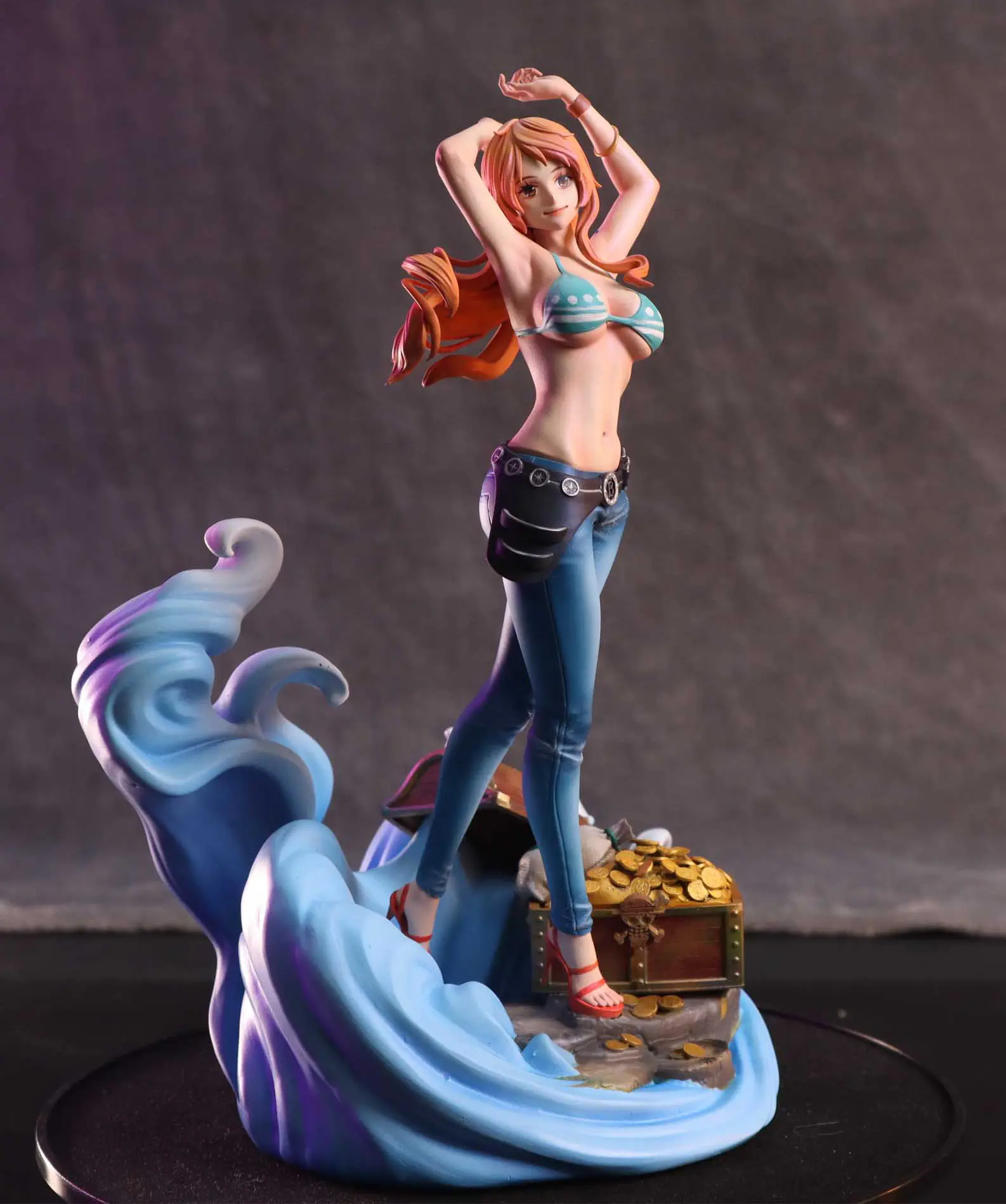 Nami Bikini Statue | One Piece Fan Art by CW Studios SFW,NSFW 3d printed statue,One Piece Statue,3d printed,Nami Statue,3d printed figure,nsfw statue