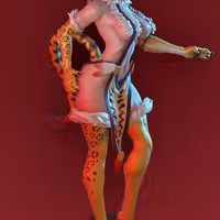 Ocelomeh Statue | Monster Girl Encyclopedia Fan Art by Magpie3d SFW,NSFW 3d printed statue,3d printed,3d printed figure,nsfw statue,Monster Girl Encyclopedia statue,Ocelomeh statue,furry statue