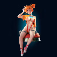 Adult Misty Statue | Pokemon Fan Art by Officer Rhu SFW,NSFW,Futa 3d printed statue,3d printed,nsfw statue,futa statue,Misty Statue,Pokemon Statue,futa figurines,futanari figurines,futanari statue
